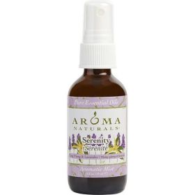 SERENITY AROMATHERAPY by Serenity Aromatherapy AROMATIC MIST SPRAY 2 OZ. COMBINES THE ESSENTIAL OILS OF LAVENDER AND YLANG YLANG TO ENHANCE INNER