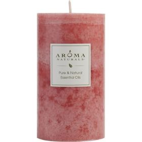 ROMANCE AROMATHERAPY by Romance Aromatherapy ONE 2.75 X 5 inch PILLAR AROMATHERAPY CANDLE. COMBINES THE ESSENTIAL OILS OF YLANG YLANG & JASMINE T