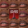 PSJ301-027M  Foggy Lipstick and Lip Liner in One Design 8 Shades of Matte Velvet Lip Color Makeup with a Velvet Matte Finish for 24 Hours Single Unit