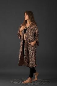 Reversible Silk Saree Kimono Liz