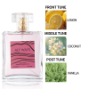 PSJH100-28   women's perfume 100ml long-lasting fresh fragrance 4-7% fragrance 100ml (3.38oz) long-lasting fragrance 24h natural fragrance light and e